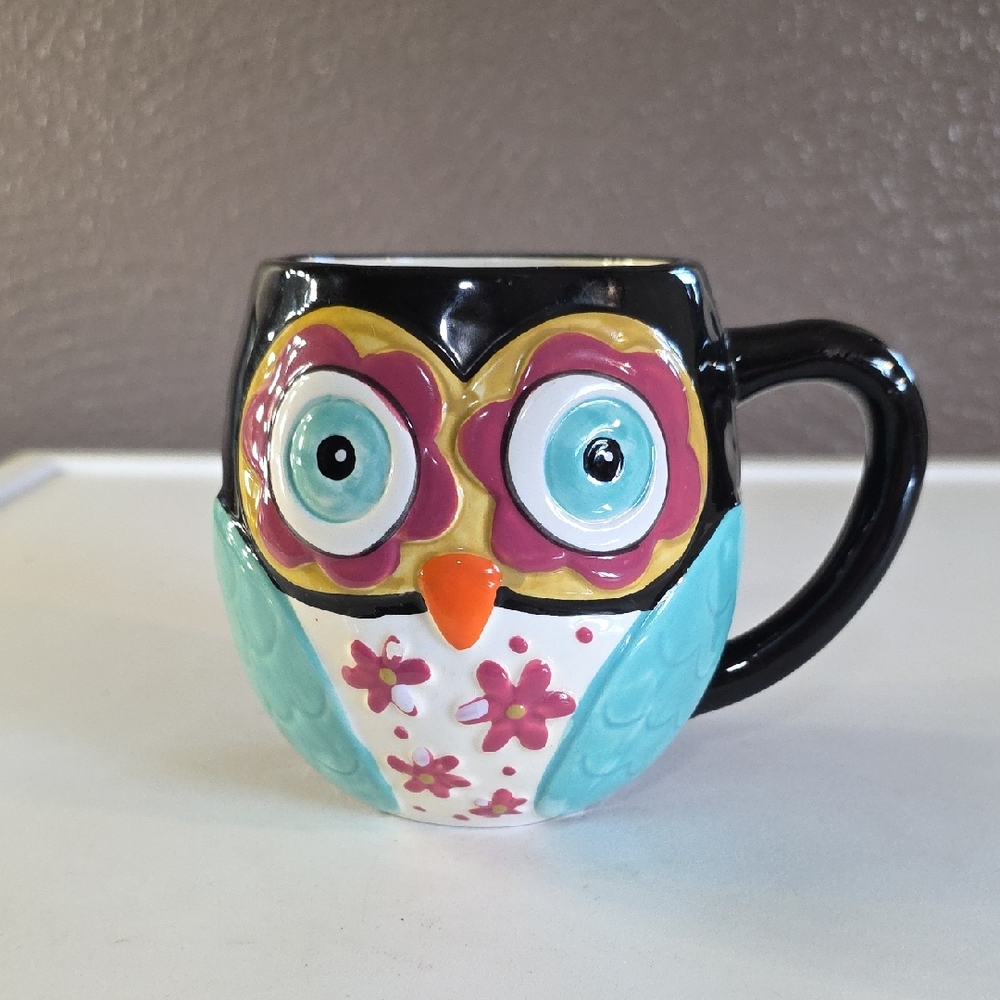 Natural Life Owl Ceramic Mug